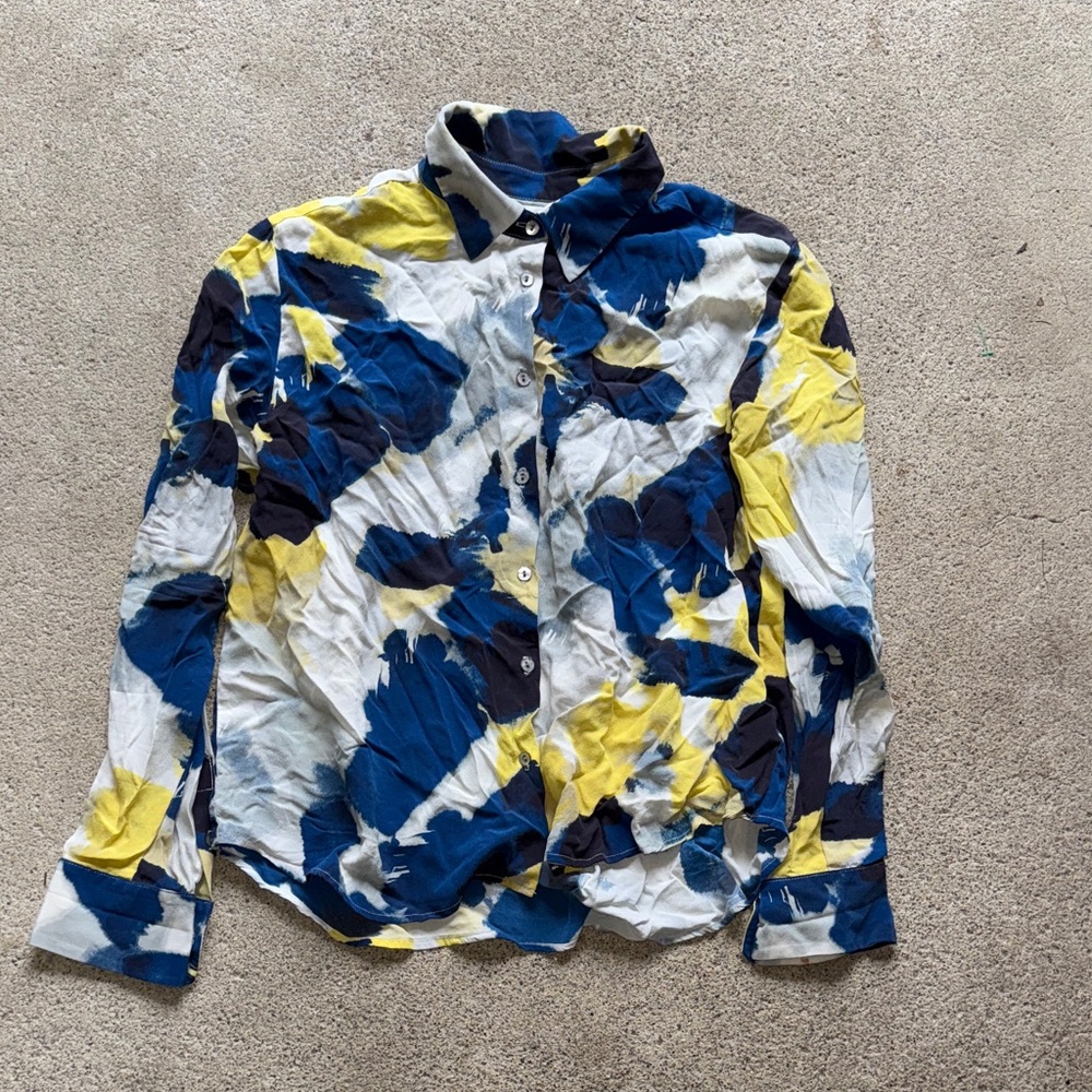 Amour Vert 100% Silk Made in USA Shirt